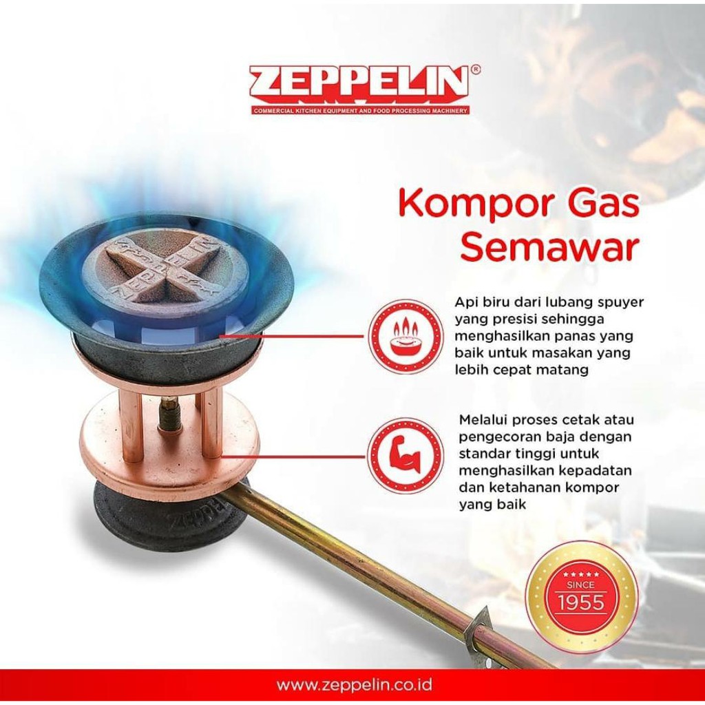 Zeppelin Kompor Semawar HP 208 dan 209 (SILENT)