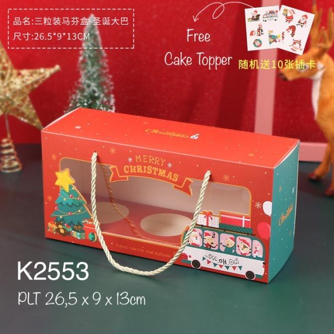 

Kotak Natal K2553/ K2554 Cupcake Christmas Box mooncak37 Juara