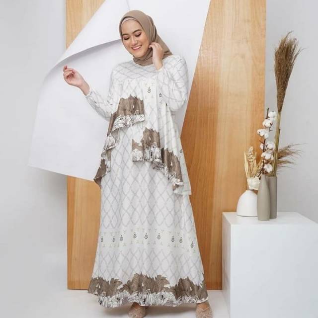 [READY] Ayu Dress Oat Size A by Local id local.id