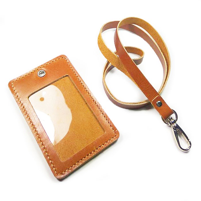 

Name Tag Id Kulit Asli Sapi Warna Tan GARANSI 1 TAHUN - Tali Id Card. Gantungan Id Card -