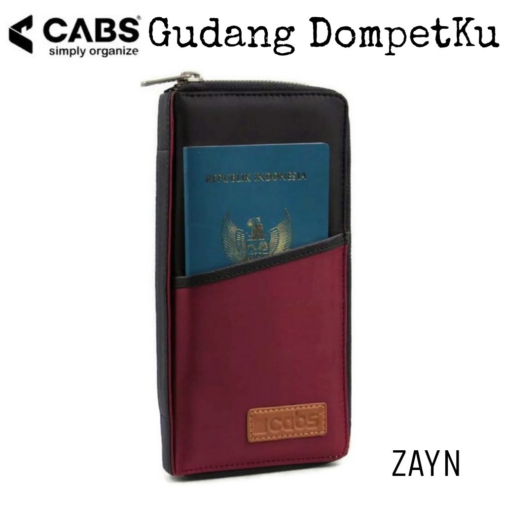CABS POCKET ZAYN MAROON - DOMPET HPO PRIA