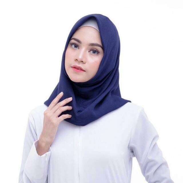 JILBAB SEGIEMPAT INSTAN SHALWA NAVY