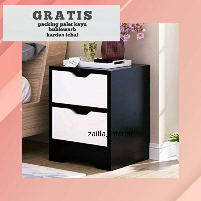 Meja Nakas minimalis premium Termurah Nakas roda