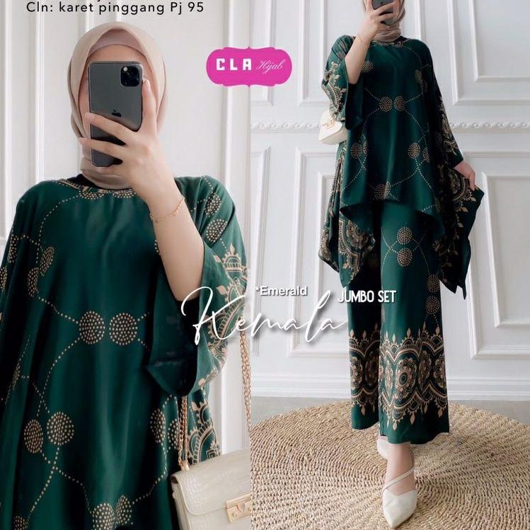 Penjualan Terbanyak.. BEECOUTURE SETELAN RAYON JUMBO LD 130 CM BIG SIZE SET WAKA KEMALA RESLETING DE