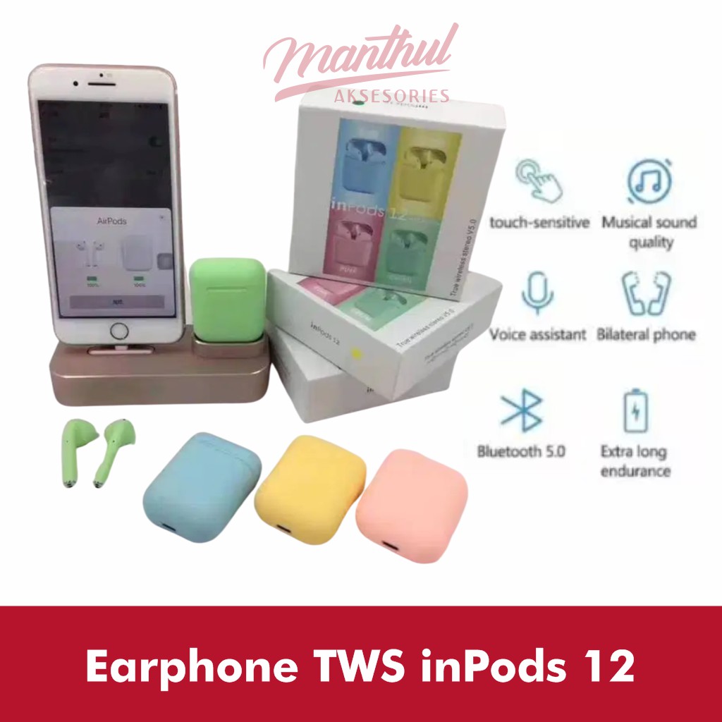 inPods 12 TWS Wireless Earbuds Bluetooth