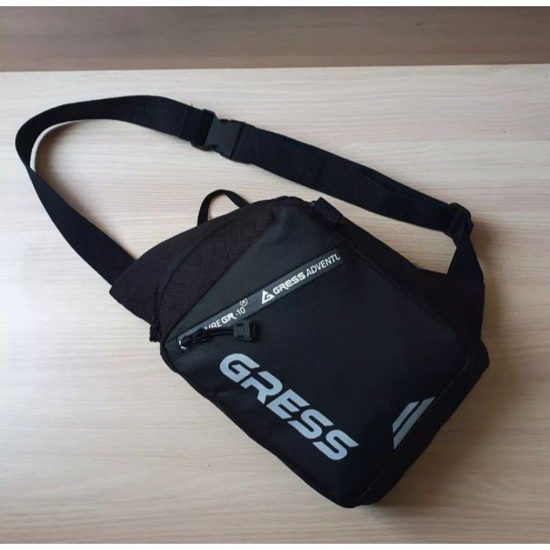 Tas slingbag Gress10 Adventure Tas slempang pria termurah (100% ORIGINAL GRRSS)