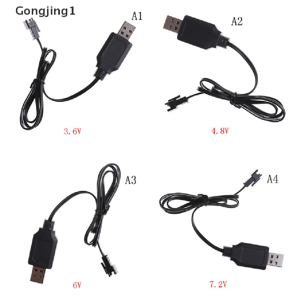 Gongjing1 Charger Baterai Usb Dc 3.6v-7.2v Untuk Mobil Rc