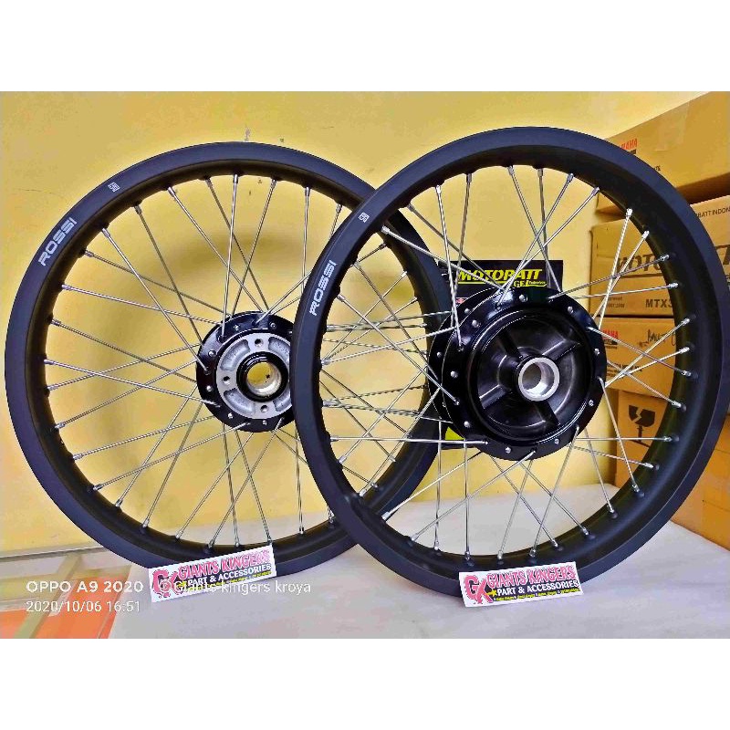 VELG ROSI RING 18 SET DEPAN BELAKANG RX KING