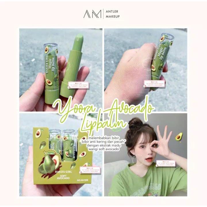 Yoora Avocado Lipbalm Lip Balm Hasaya Girl