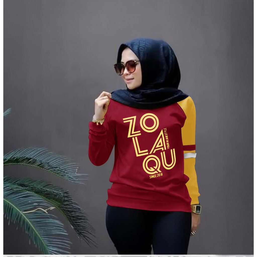 INDOBEST BAJU BLOUSE ZLQ LENGAN PANJANG / ATASAN PAKAIAN WANITA