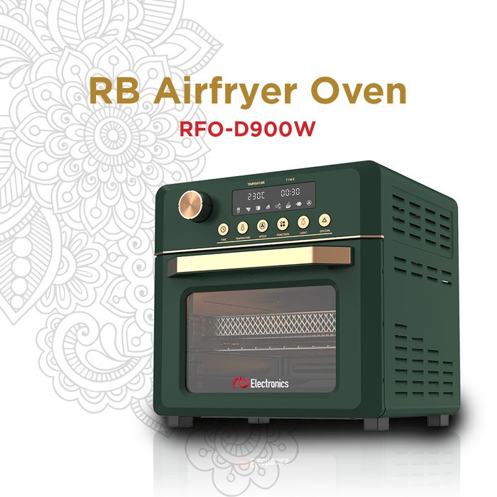 Air Fryer Oven Multifungsi Hidup Sehat Alami Non Minyak RFO-D900W