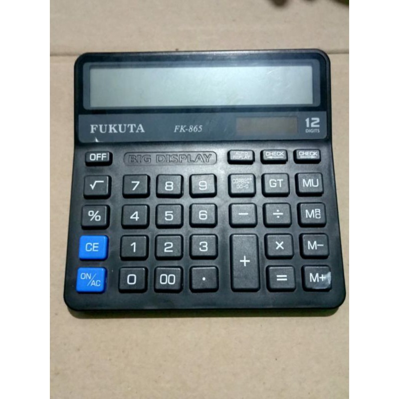 

KALKULATOR FUKUTA 12 DIGIT FK 865