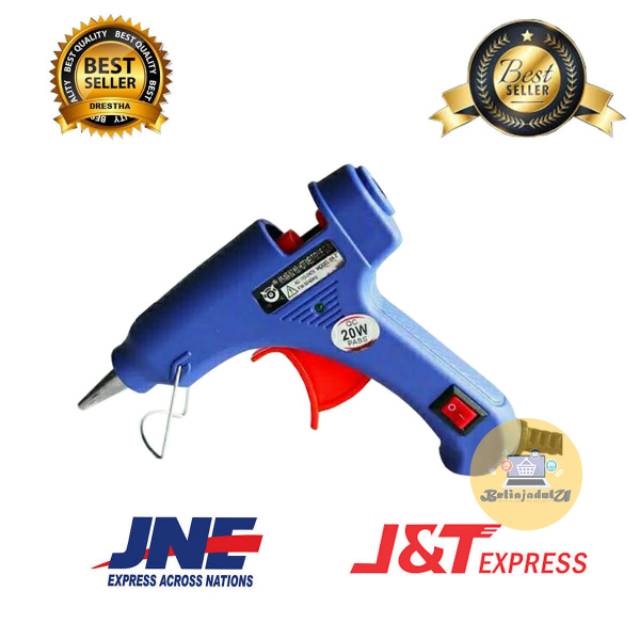 Beliajadulu88 solder lem glue Gun WAKAMOTO 20W - J128 / Glue Gun Solder Lem Tembak