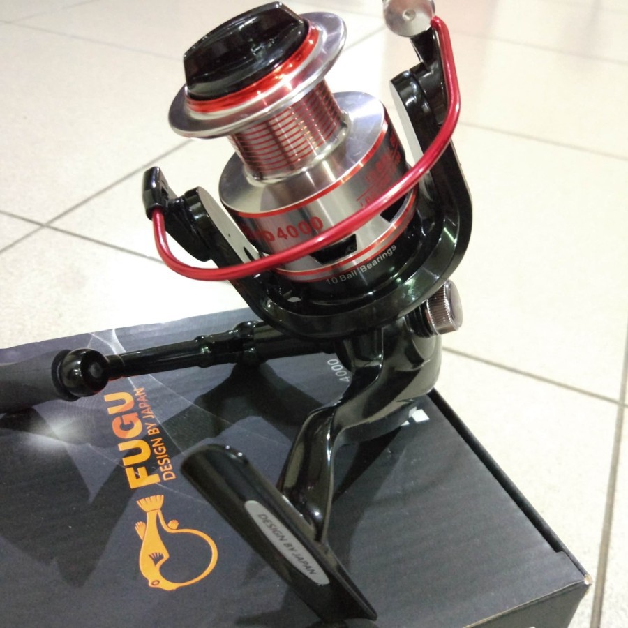 SPINNING REEL Fugu Aojiro 4000 POWER HANDLE.