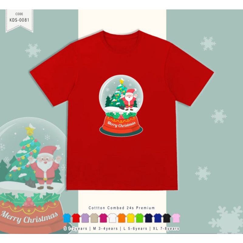 KAOS ANAK EDISI NATAL SNOWBALL/KIDS T-SHIRT NAT SNOWBALL