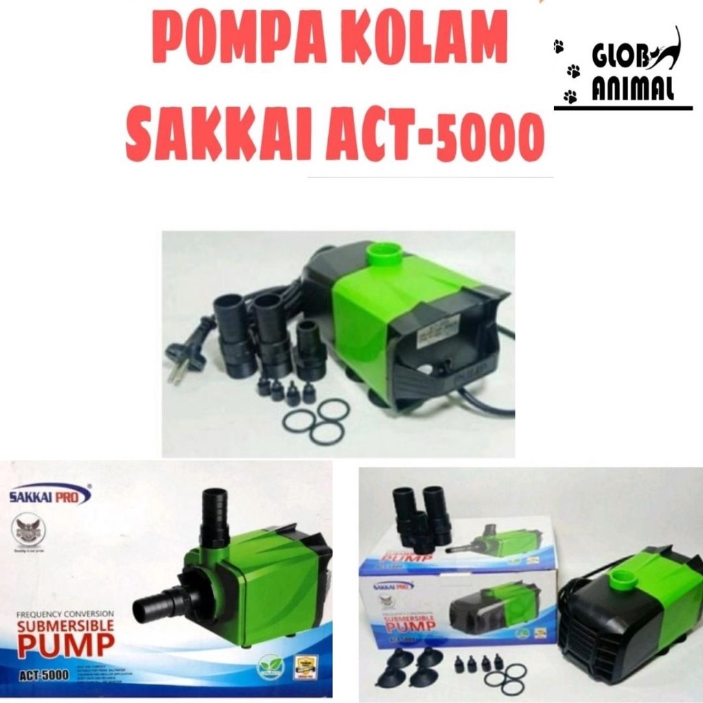 POMPA AIR CELUP KOLAM SAKKAI ACT-5000 SUBMERSIBLE PUMP HIDROPONIK