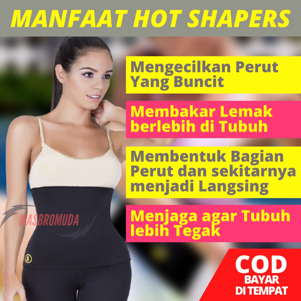 KORSET PELANGSING PERUT WANITA PENGECIL PERUT BUNCIT PEMBAKAR LEMAK ALAMI PEMBAKAR KALORI CWE02 BJ01