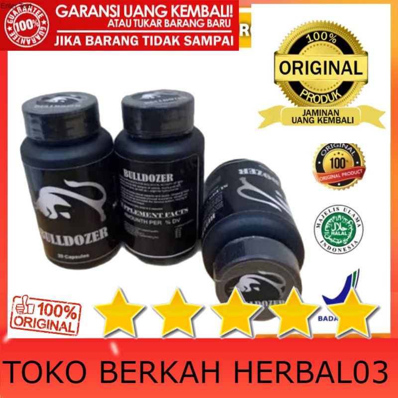 100% ASLI Obat Bulldozer Original Suplemen Stamina Pria Bercinta Terbaik Berkualitas