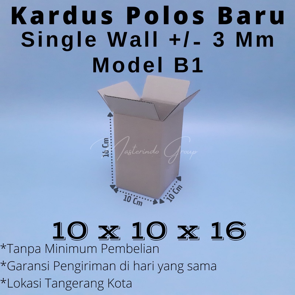 

kardus polos 10x10x16 cm