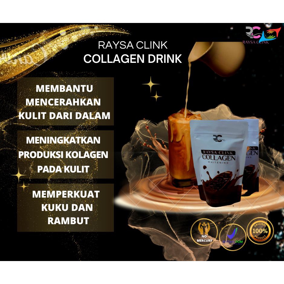 susu collagen colagen kolagen pemutih badan yang sehat dari dalam bpom raysa clink