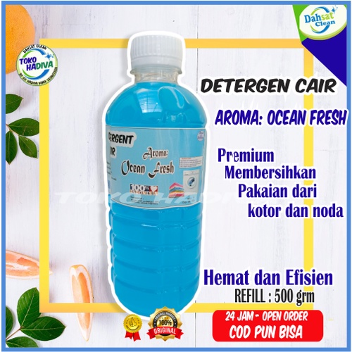 [COD] DETERJEN CAIR 500 GRM / SABUN CUCI PAKAIAN LAUNDRY CAIR OCEAN FRESH PREMIUM (REFILL)