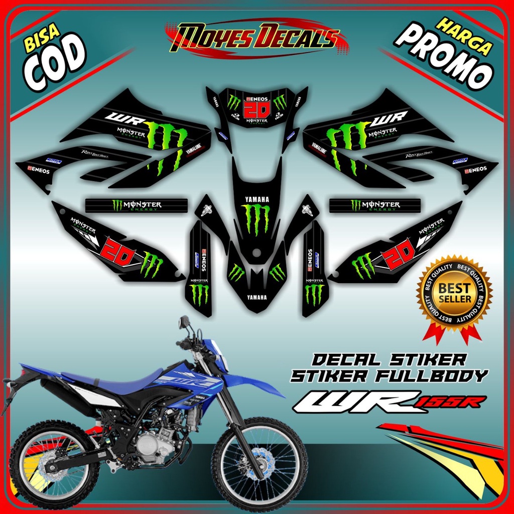 Decal stiker wr 155 - Decal stiker full body wr 155 Decal stiker motor yamaha wr 155 - spec B