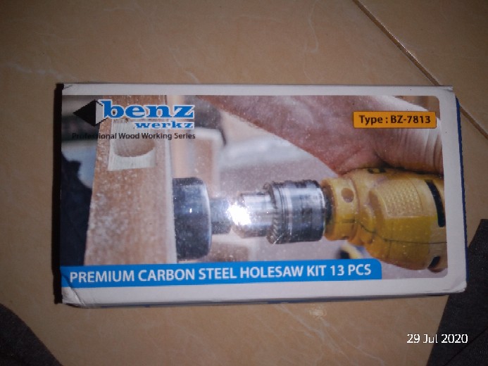 Holesaw Kit 13 Pcs Holesaw Set Mata Bor Kayu