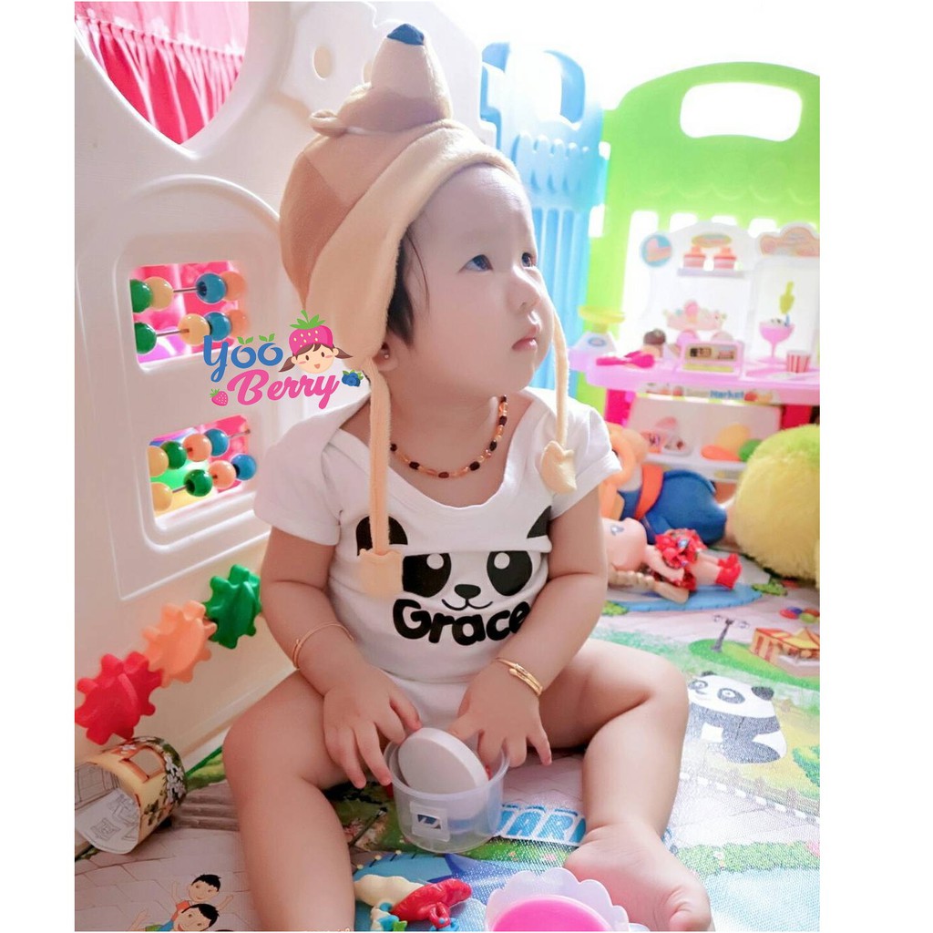 Berry Mart Topi Bayi Karakter Brown Bear Lucu 6m+ Berry Mart