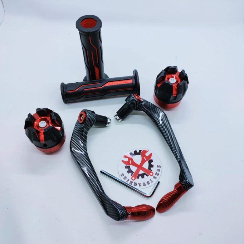 proguard Carbon+ handgrip model tulisan Thailand+ Jalu as roda Universal