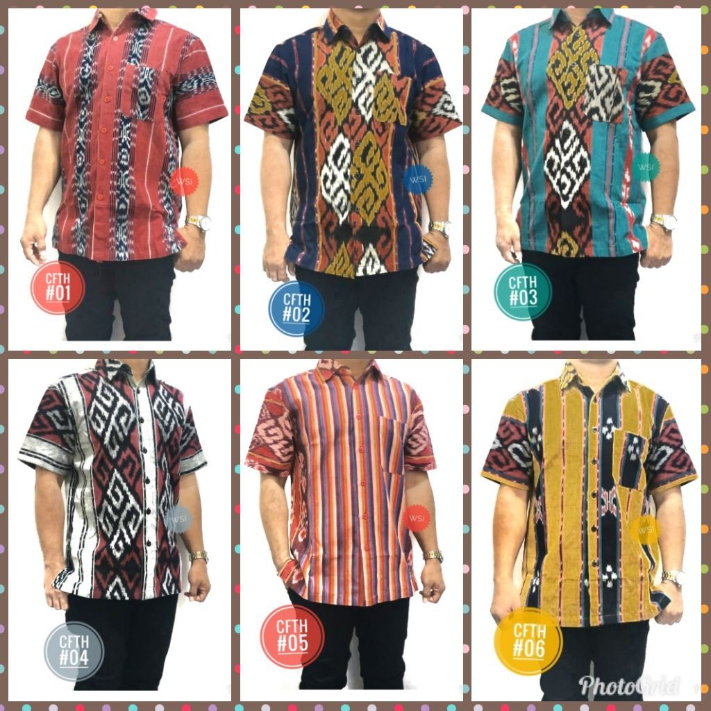 New Kemeja Pria Tenun Asli Jepara kode CFTH/DARDO96 | Shopee Indonesia