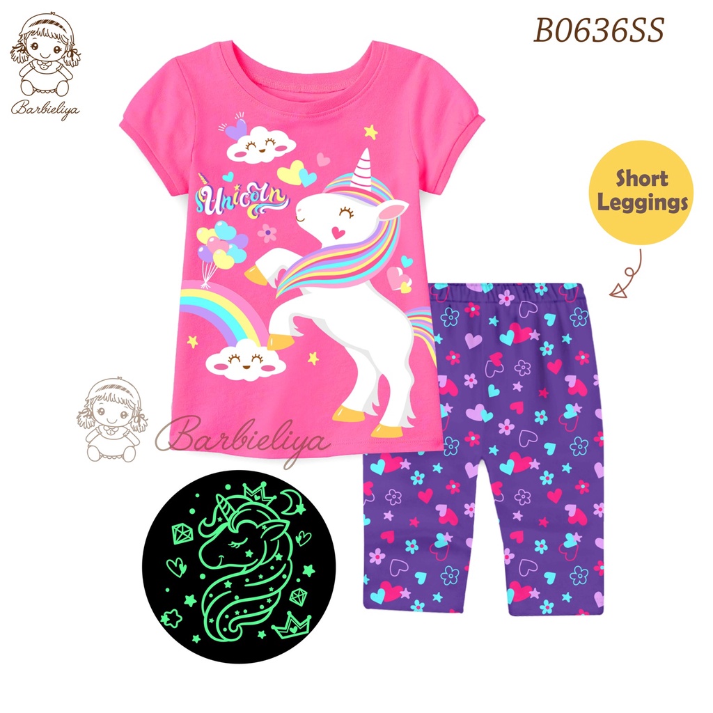 SETELAN/BAJU TIDUR/PIYAMA BARBIELIYA ANAK PEREMPUAN SKU0011