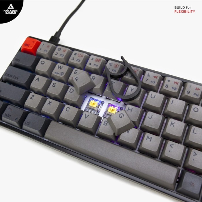 Paradox Keyboard GHOST GH64-GSA PBT Dye-Sublimation/ Keycaps(DG/G/R)