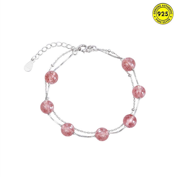 Gelang Tangan Rantai Silver S925 Gaya Mori Retro Jepang / Korea Selatan Untuk Wanita