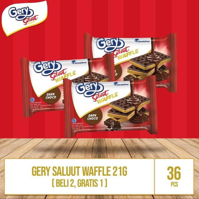 

TERMURAH Gery Saluut Waffle 21g (Beli 2 Gratis 1) BEST SELLER