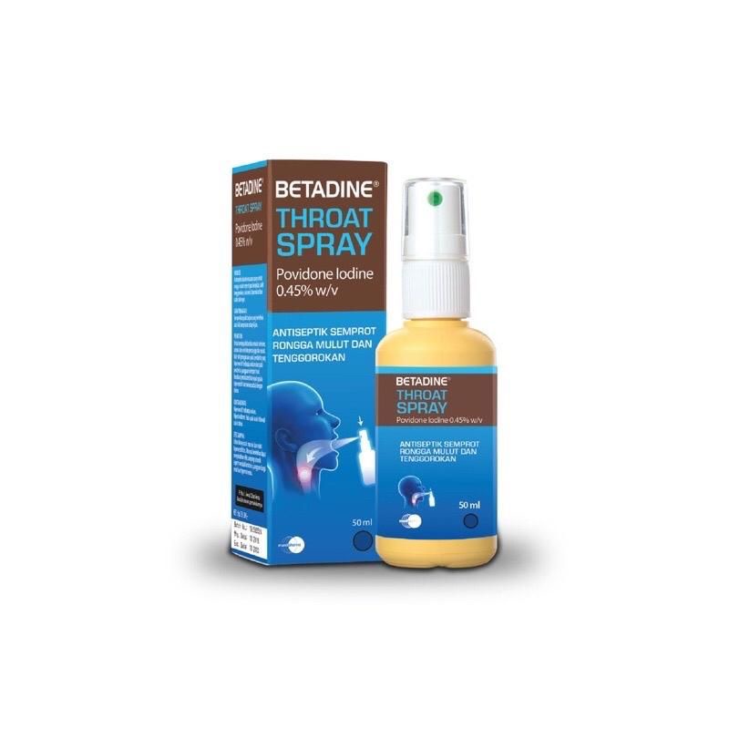 Betadine Throat Spray - Obat Semprot Tenggorokan 50ml