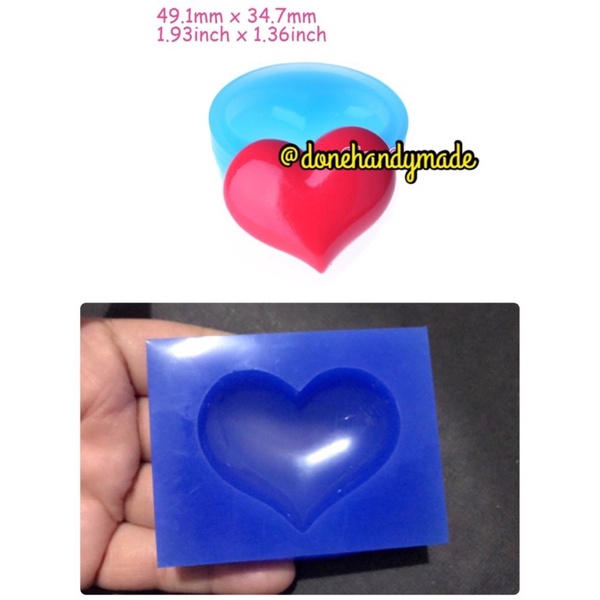 mold clay mold resin mold fondant mold heart love mold pastry cetakan