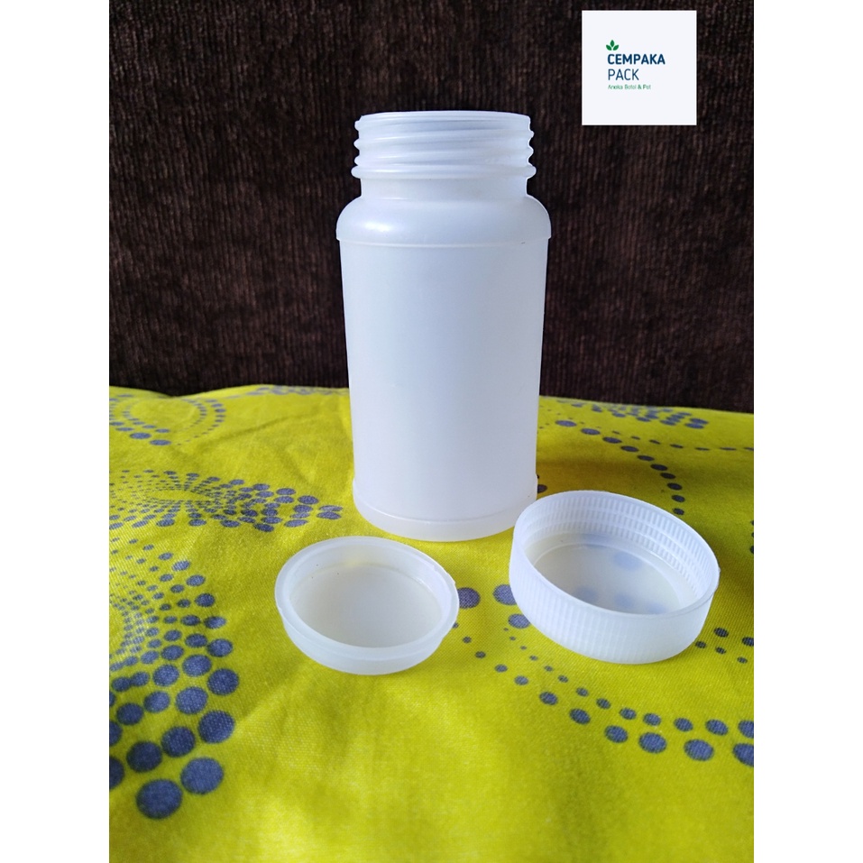 500pcs Cup 100gr 100 gr 100 gram 100gram / Botol plastik / Botol kapsul / Botol obat /Botol tani/Bot