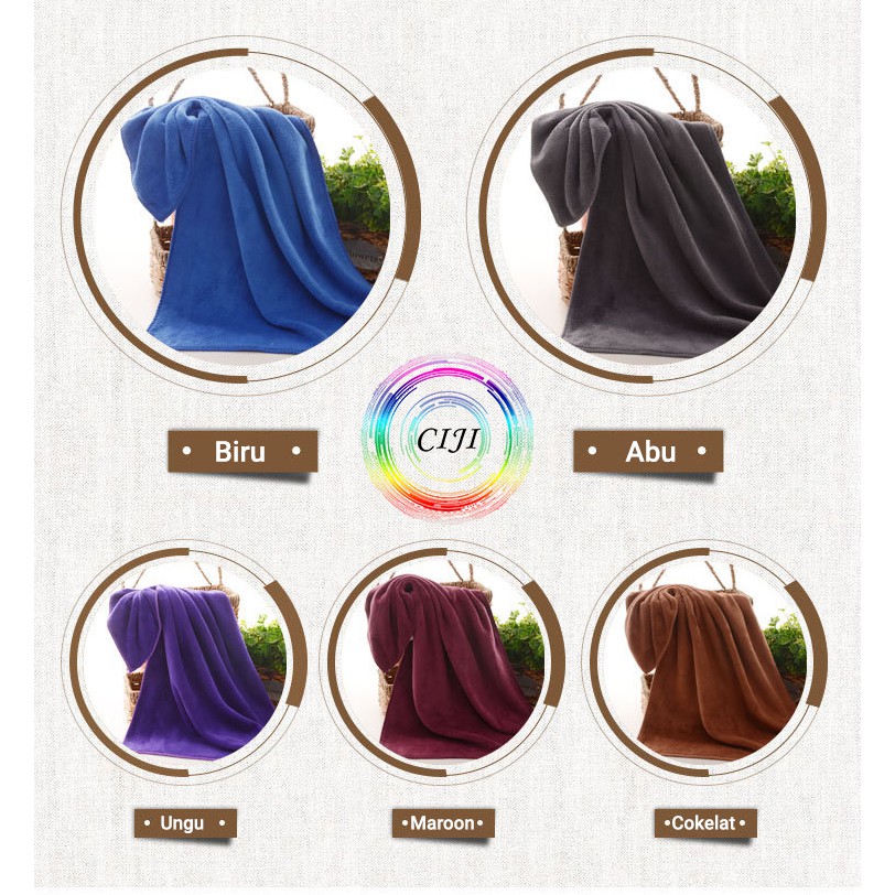 CJBR-H TINO TINO Handuk Mandi (360 gram) Microfiber Dengan Bahan Lembut Cepat Menyerap Air