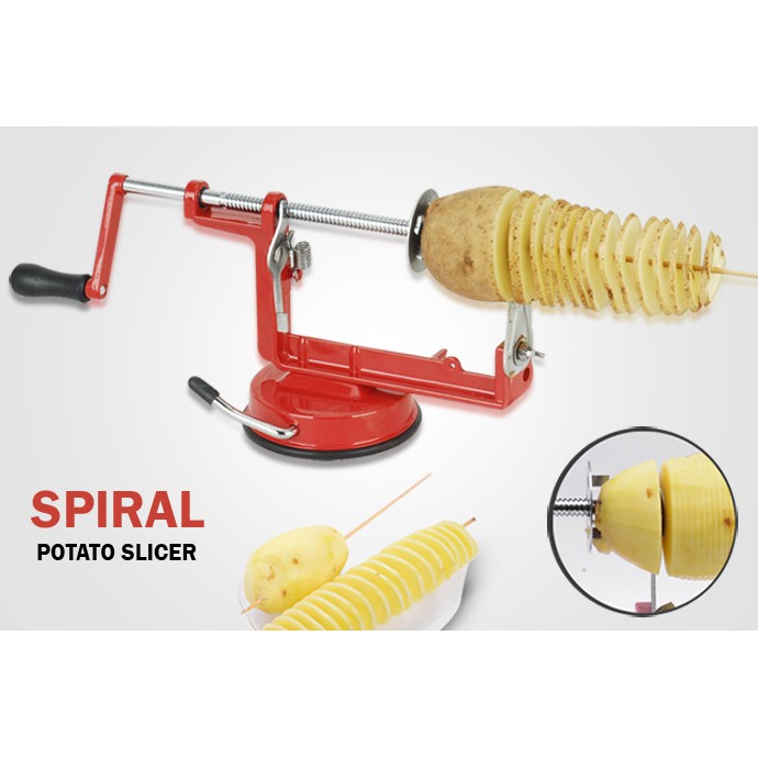 Alat Potong Spiral Kentang / Spiral Potato Slicer Alat Pemotong Kentang Spiral Potato Slice