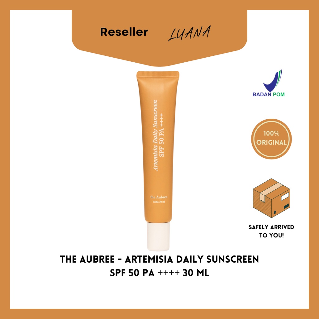 Jual The Aubree Artemisia Daily Sunscreen Spf 50 Pa 30 Ml Shopee Indonesia