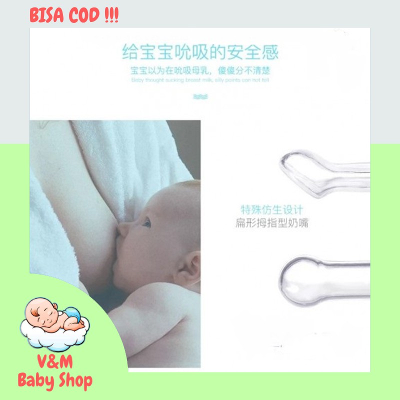 VnM009 | Empeng Bayi Full Sillicone / Dot Perlengkapan Bayi / Finger Pacifier / Nipple Pacifier