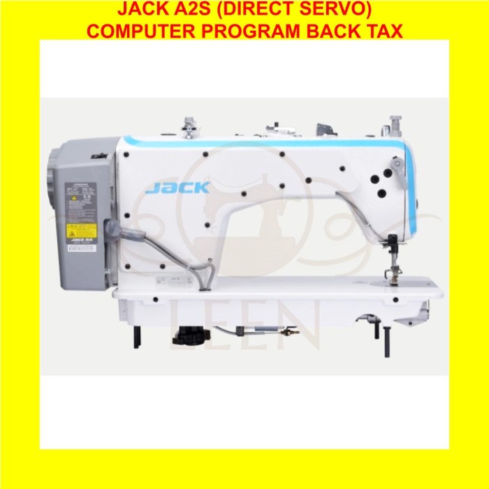 Mesin Jahit Direct Servo Jack A2S High Speed Computer Backtack LEEN