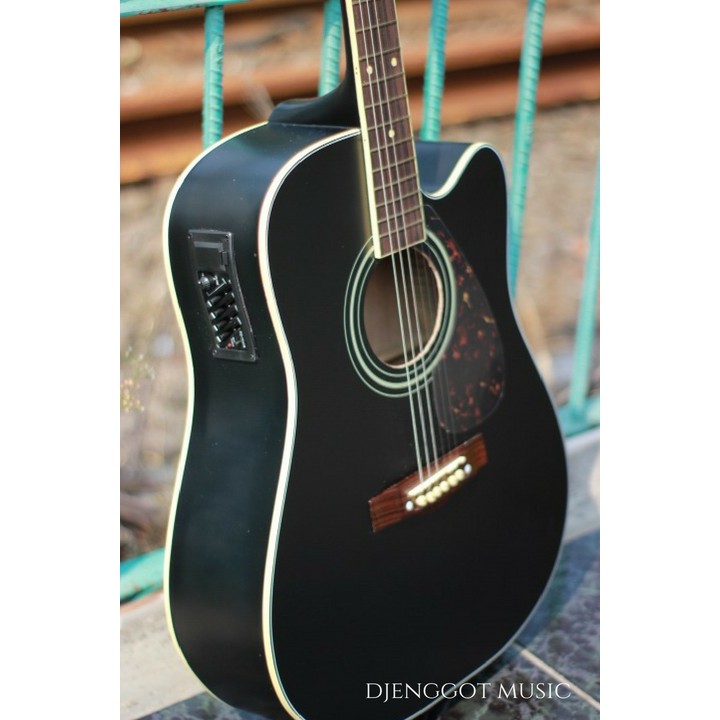 Gitar Akustik Elektrik Blackdoff EQ7545R Include Softcase dan Senar Cadangan