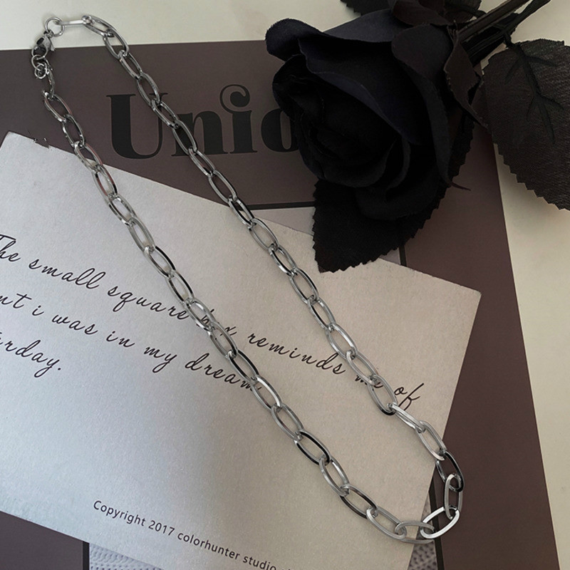 Necklace Short Style Trendy Personality Chain Hip-hop Simple And Versatile Clavicle Chain