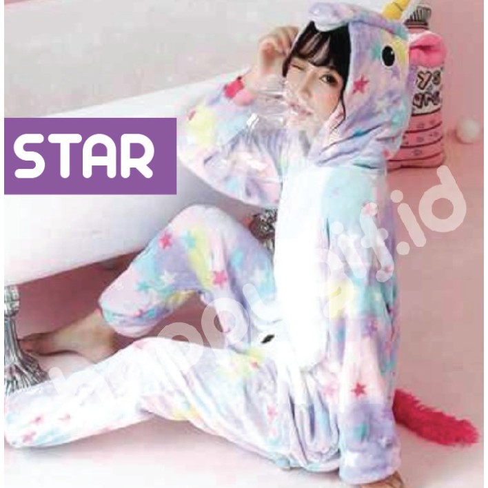 PIYAMA ONESIE KOSTUM BAJU DEWASA UNICORN 2 SPECIAL