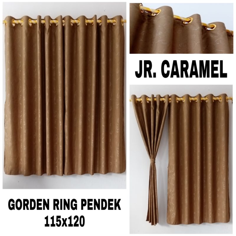 GORDEN JENDELA  PENDEK POLOS EMBOS MINIMALIS MURAH COD SMOKRING UK.T 120 dan T 150