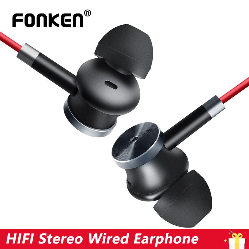 

FONKEN Wired Headphone 3.5mm Sport Earbuds with Mic in-ear Phones Mobile Phone Headset