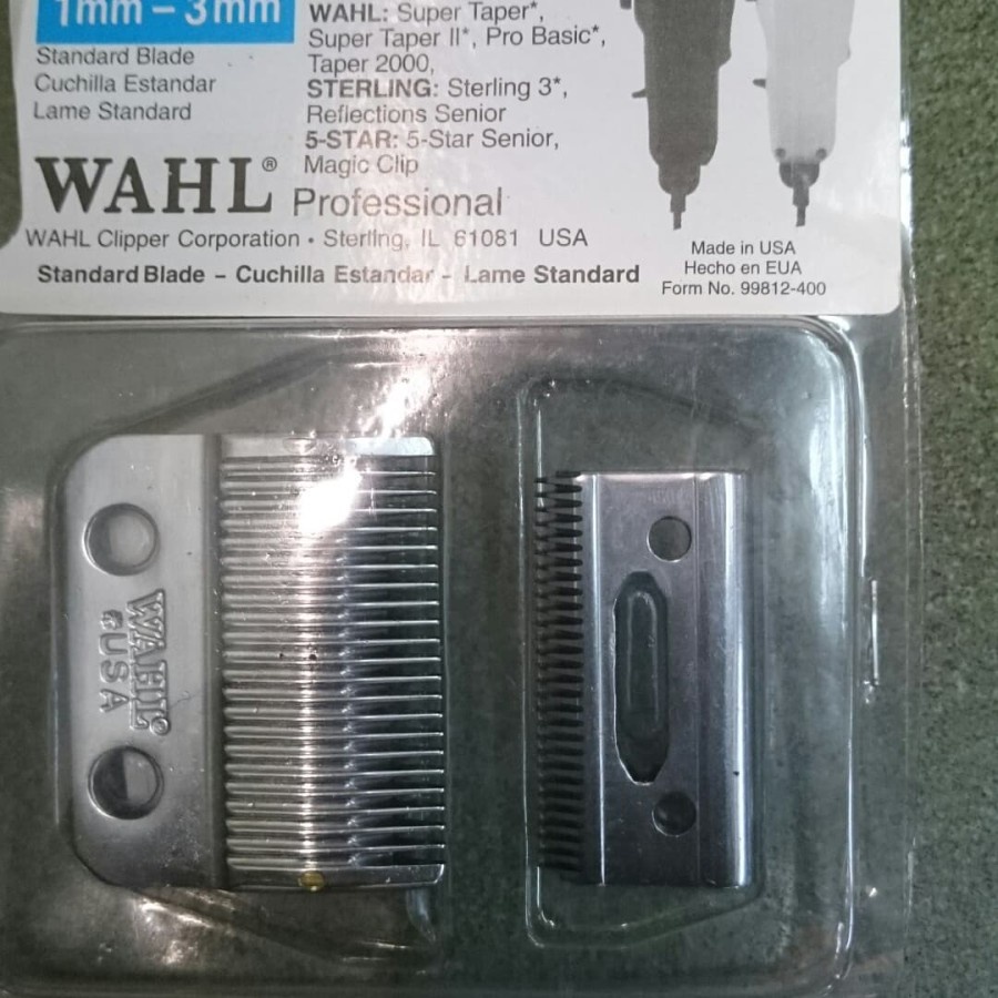 Promo!!! Mata Pisau Cukur WHAEL 2-Hole Taper Blades 2 Lubang Stainless Steel Berkualitas Terbaik