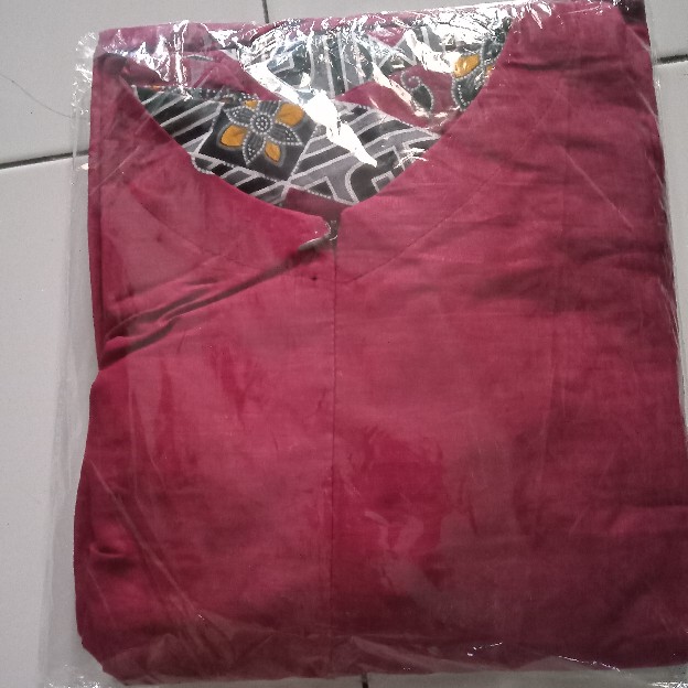 Ms Gamis Batik Sriwedari Maxi Bumil/busui Katun Sogan Jumbo