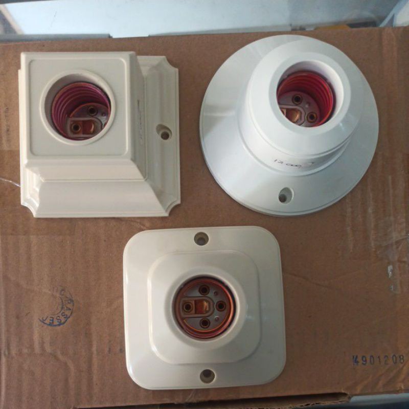 Fitting Plafon Kotak Broco/Fitting Plafon Bulat Broco/Fitting Plafon Oval Broco